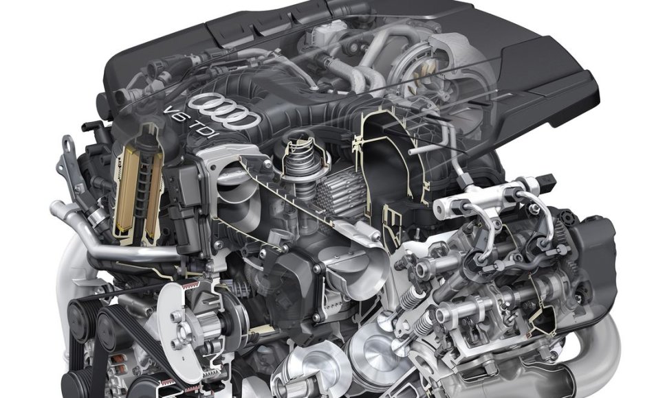 Naujasis „Audi“ 3.0 TDI variklis