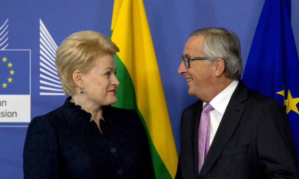 Dalia Grybauskaitė ir Jeanas-Claude Junckeris