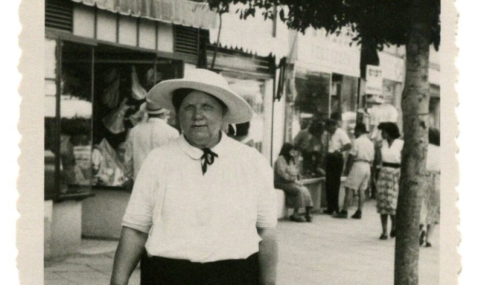 Ona &Scaron;imaitė Izraelyje, ~1953 m.