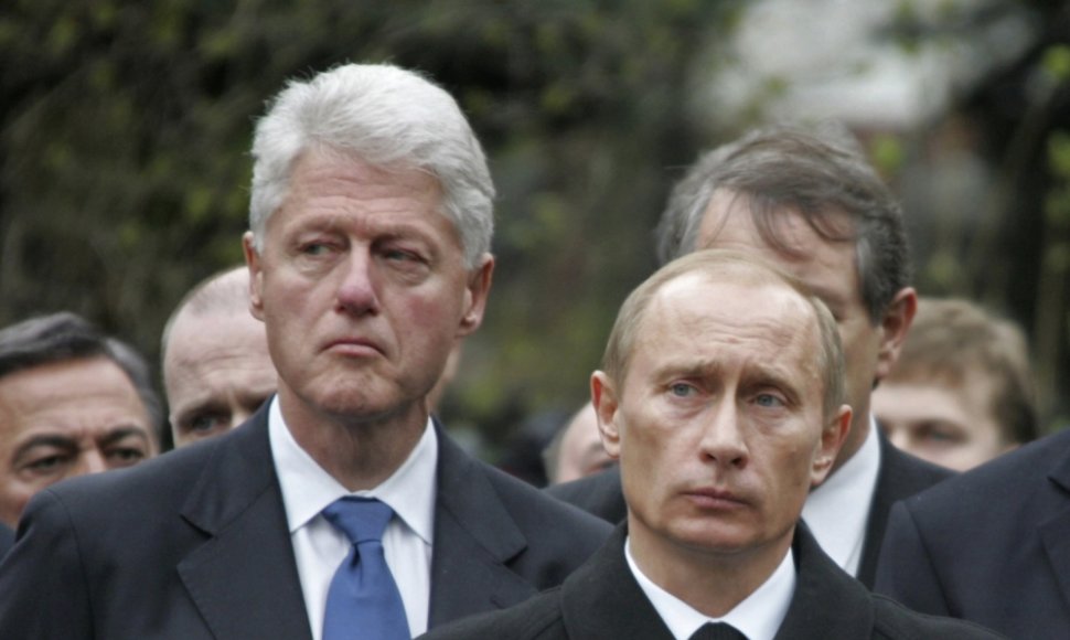 Billas Clintonas ir Vladimiras Putinas