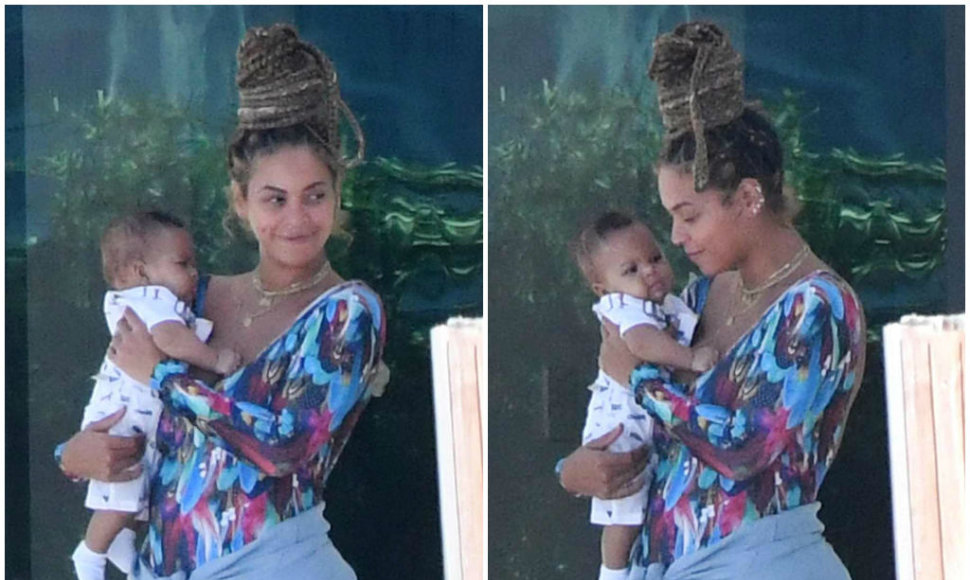 Beyonce su sūnumi Siru