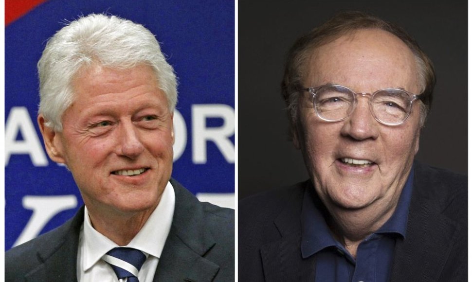 Billas Clintonas (kairėje) ir Jamesas Pattersonas