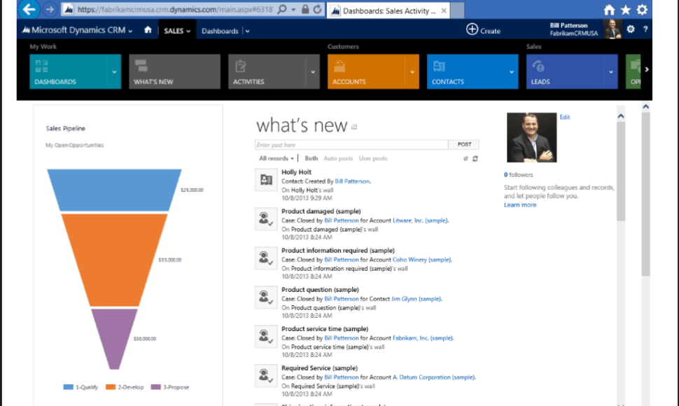 Microsoft Dynamics CRM 2013“