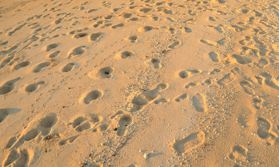 Pėdos smėlyje