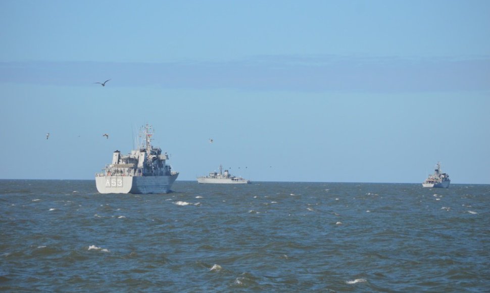 Baltijos šalių karinių laivų pratybos