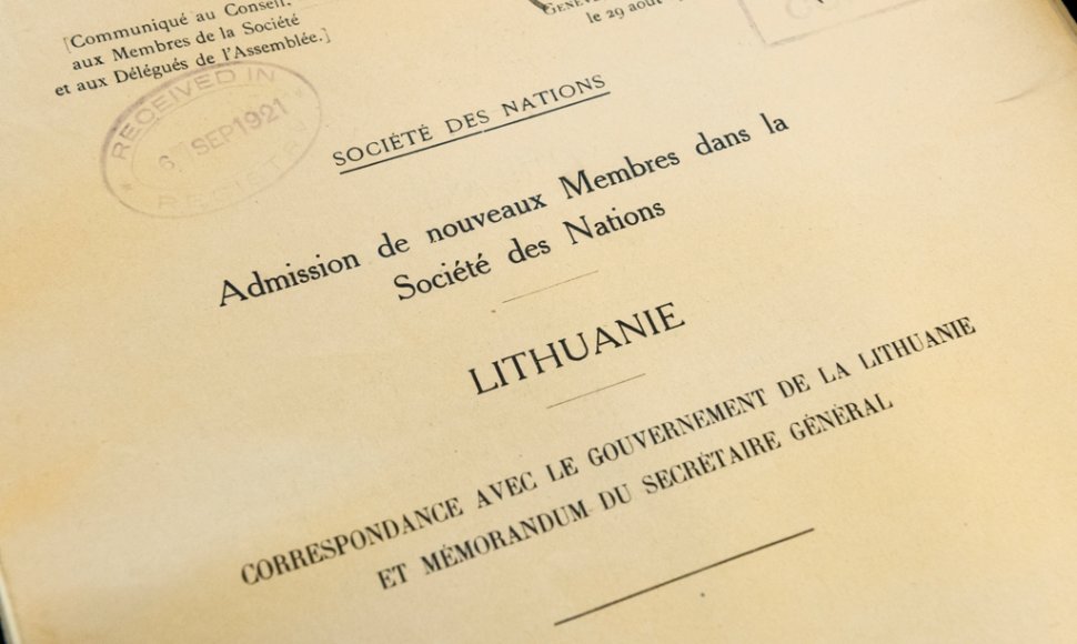Ženevoje pasirašytas susitarimas dėl istorinių Lietuvai svarbių dokumentų išsaugojimo