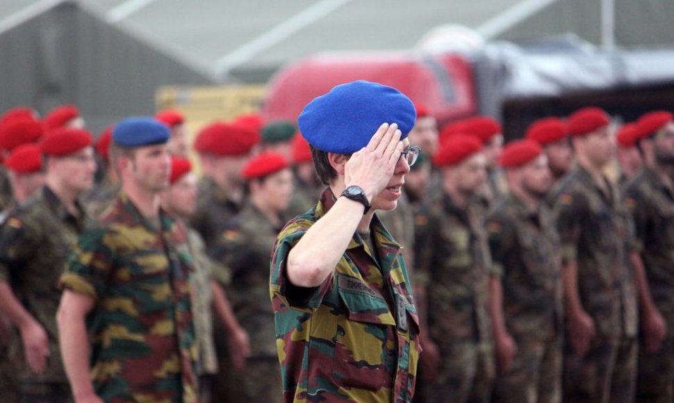 Tarnybą Rukloje pradėjo antroji Belgijos karių, tarnausiančių NATO priešakinių pajėgų bataliono kovinėje grupėje, pamaina