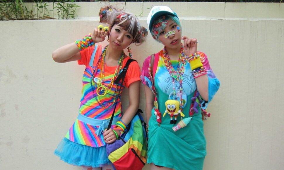 Paauglės Harajuku rajone