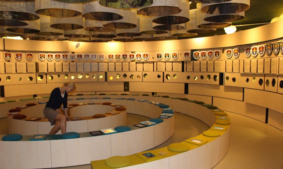  Saugomų teritorijų Nacionalinis lankytojų centro ekspozicija – interaktyvi
