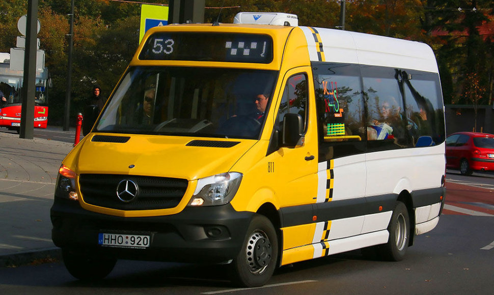Nuo šios savaitės pradžios miesto gatvėse pasirodė dar daugiau naujųjų mikroautobusų „Mercedes Benz Sprinter“