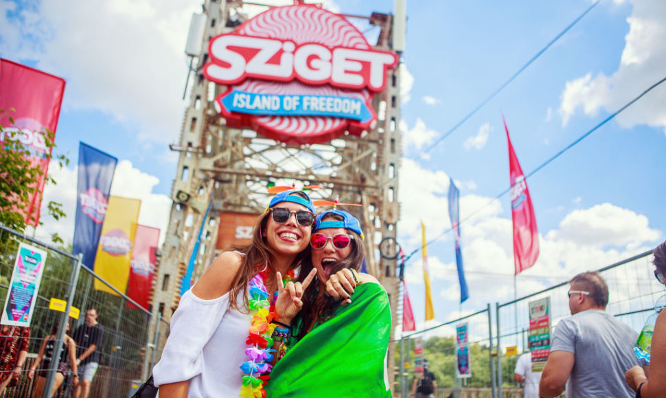 „Sziget 2016“ festivalio, vykstančio Budapešte, akimirkos / Gyčio Vidžiūno nuotr.