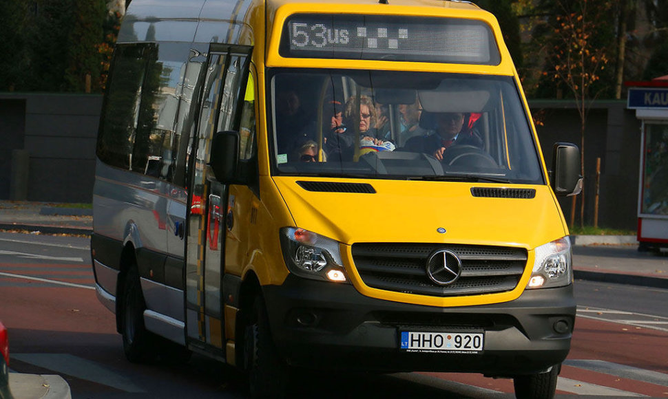 Mikrooautobusas Kaune