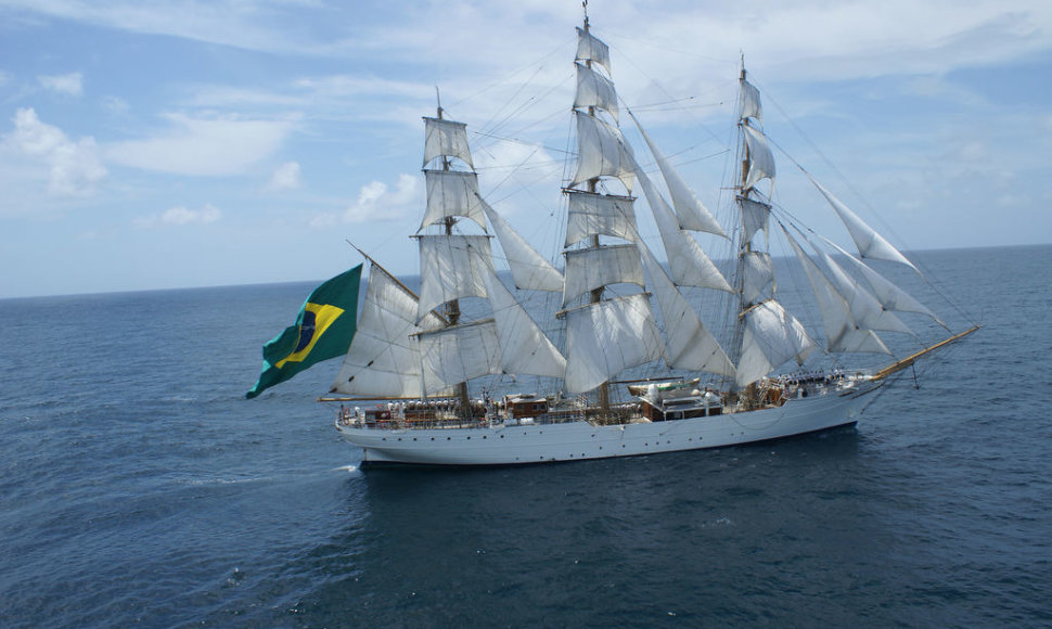 Į Klaipėdą atplauks burlaivis „Baltoji gulbė“, plaukiojantis su Brazilijos vėliava.