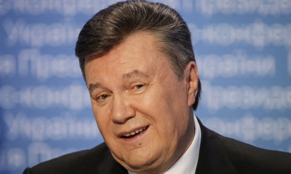 Ukrainian President Viktor Yanukovich speaks during a news conference in Kiev in this March 1, 2013 file photo. Yanukovich went on sick leave on January 30, 2014 with an acute respiratory ailment, leaving a political vacuum in a country destabilised by anti-government protests. REUTERS/Gleb Garanich