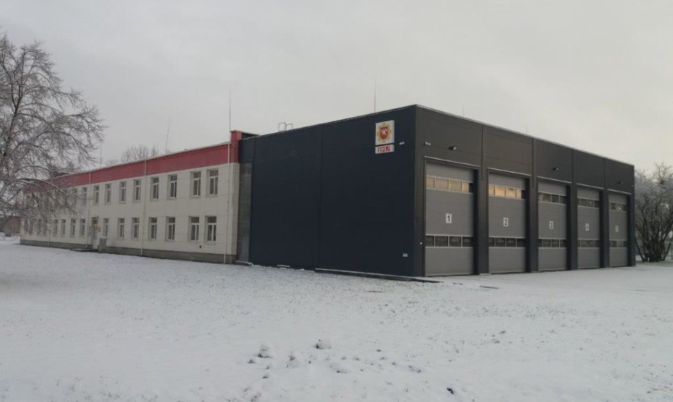 Naujas Kretingos priešgaisrinės gelbėjimo tarnybos gaisrinės pastatas