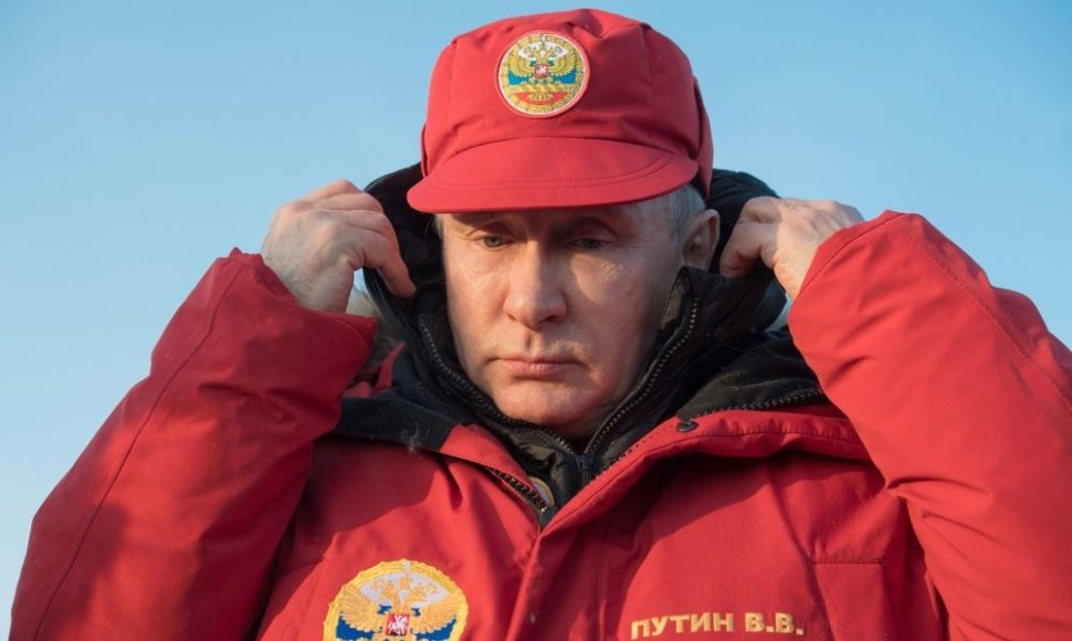 Vladimiras Putinas lankėsi Arktyje