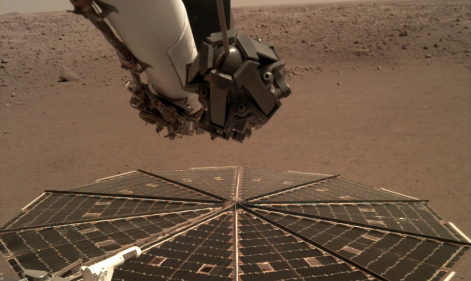 Zondo „InSight“ autoportretas iš Marso