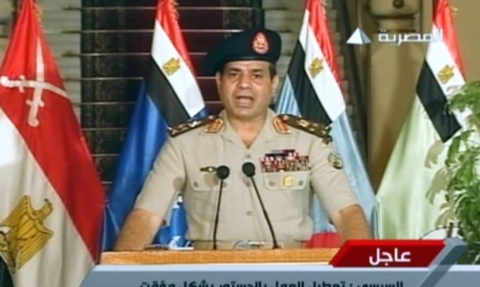 Egipto armijos generolas Abdelis Fattah al-Sisi