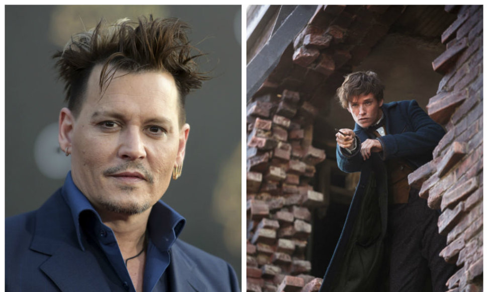 Johnny Deppas ir Eddie Redmayne'as filme „Fantastiniai gyvūnai ir kur juos rasti“ 