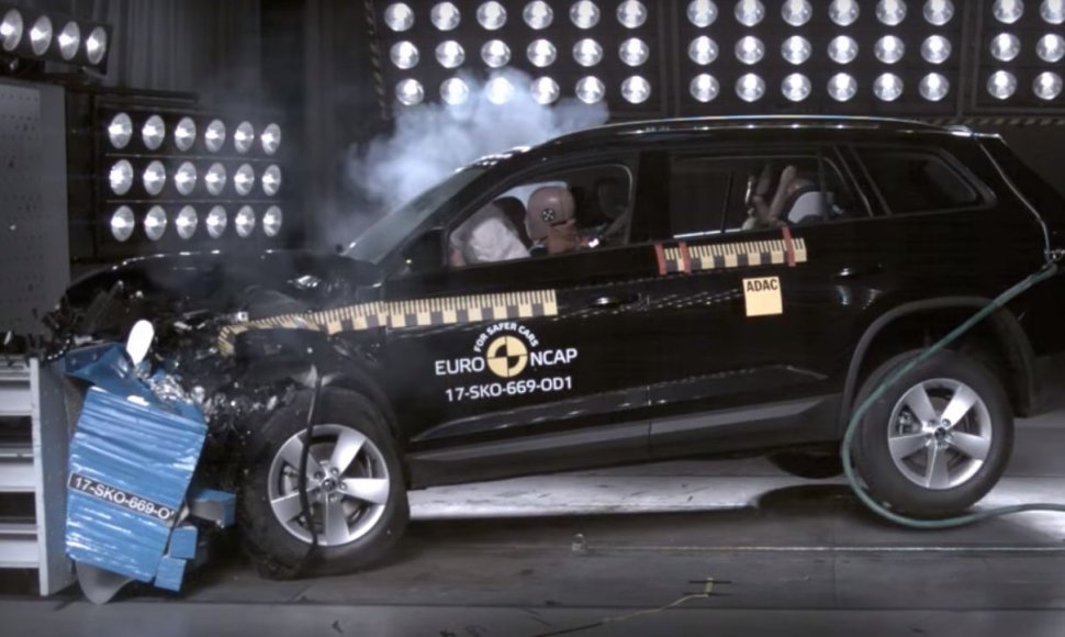 „Škoda Kodiaq“ saugumo testas