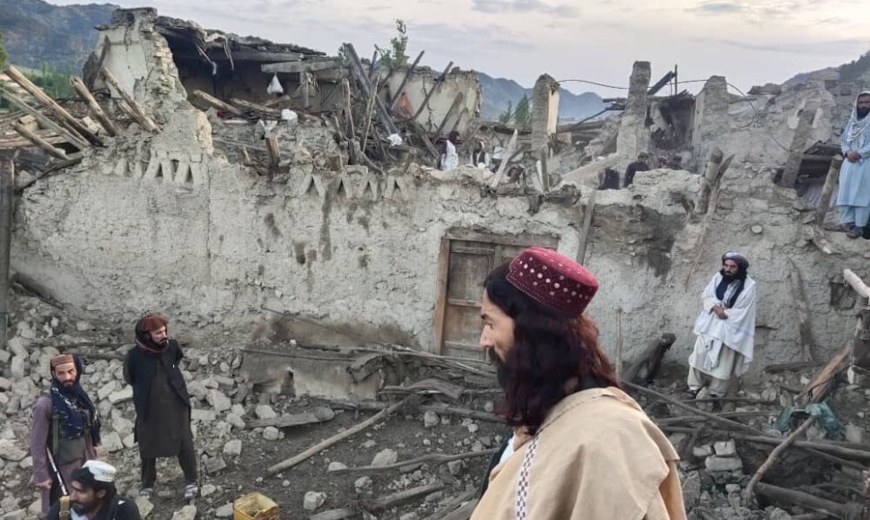 Afganistanas po žemės drebėjimo
