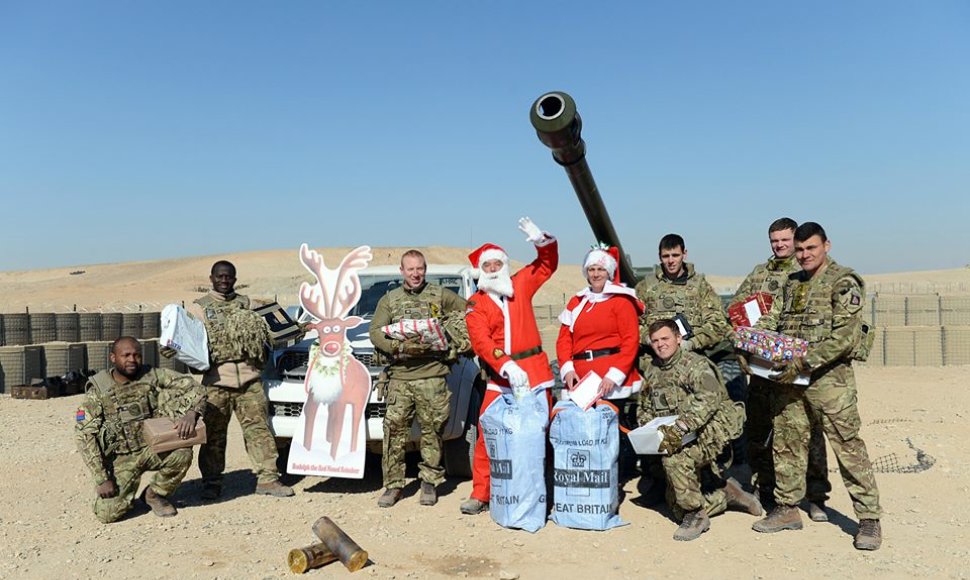 Britų karių Kalėdos Afganistane
