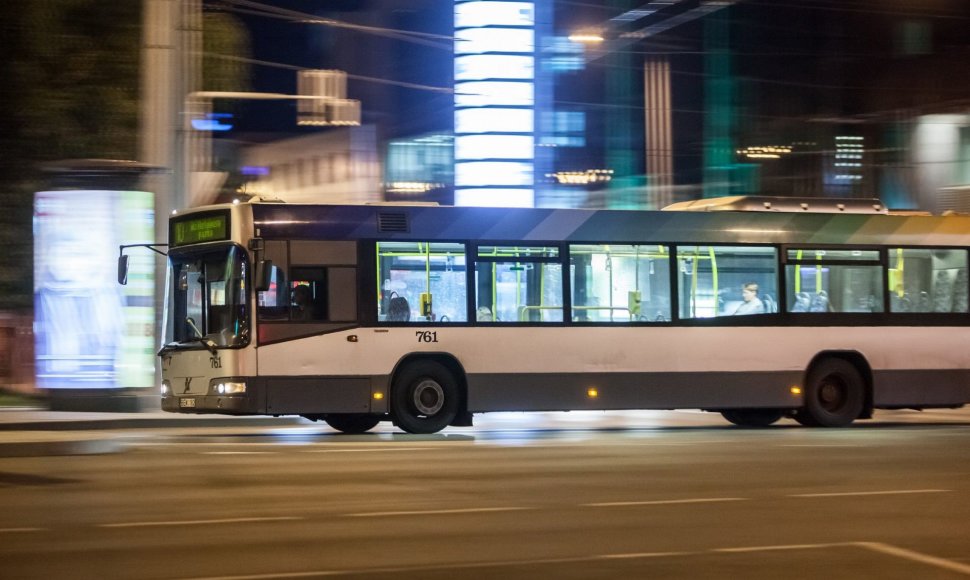 Naktinis autobusas Vilniuje
