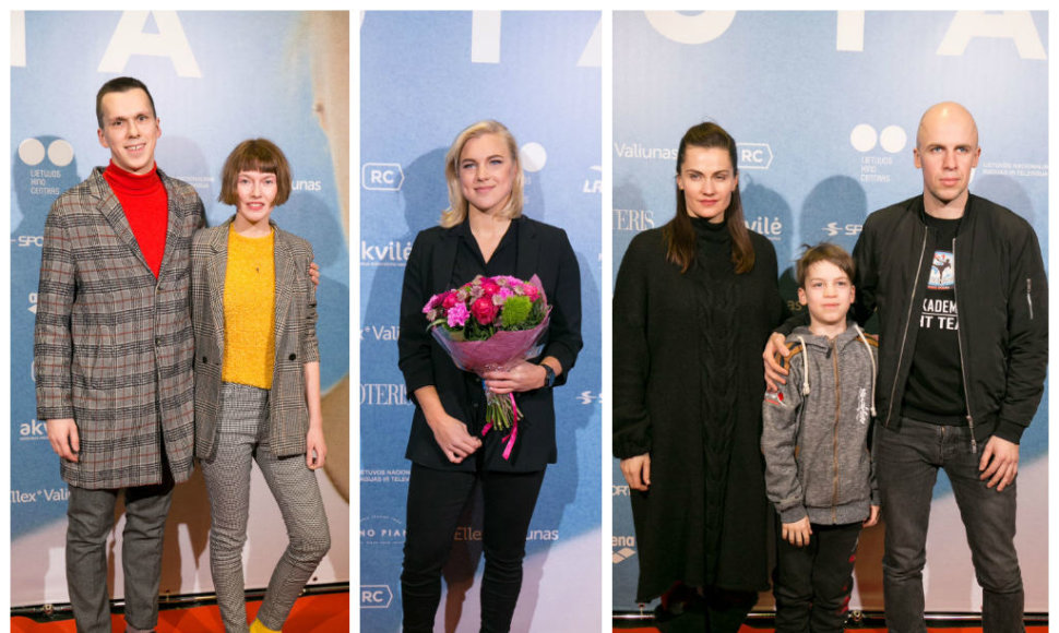 Saulius Baradinskas ir Beata Tiškevič, Rūta Meilutytė, Jurga Šeduikytė ir Vidas Bareikis su sūnumi