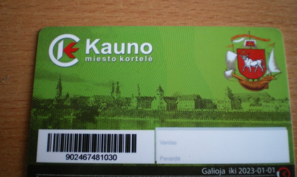 Kauno miesto kortelė