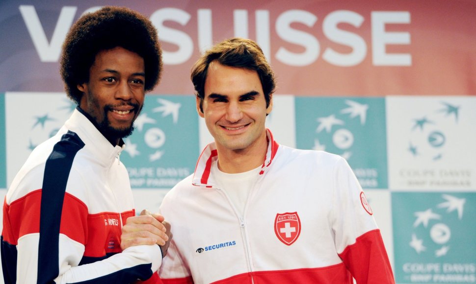 Gaelis Monfilsas ir Rogeris Federeris