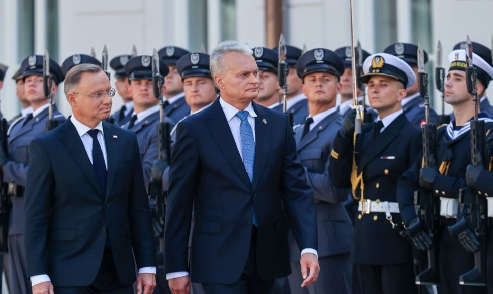 Gitanas Nausėda ir Andrzejus Duda / Grzegorz Jakubowski / KPRP nuotr.