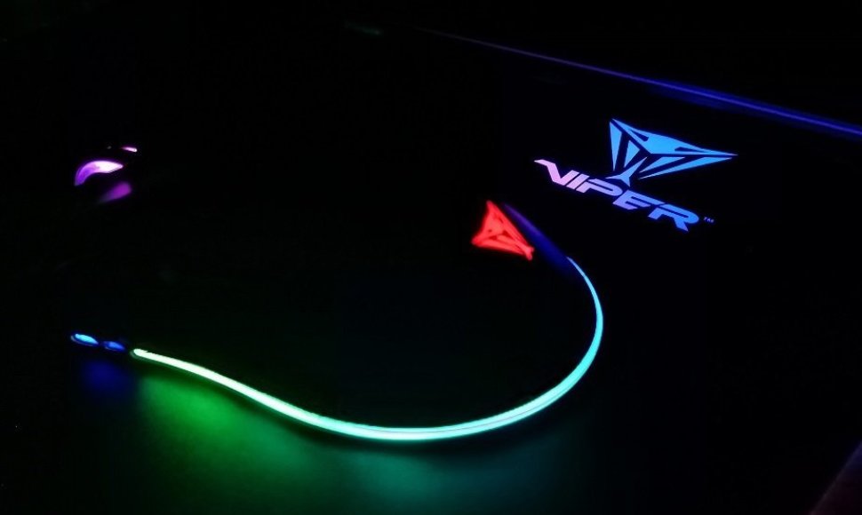„Patriot Viper“ produktuose daug dėmesio skiriama RGB apšvietimui