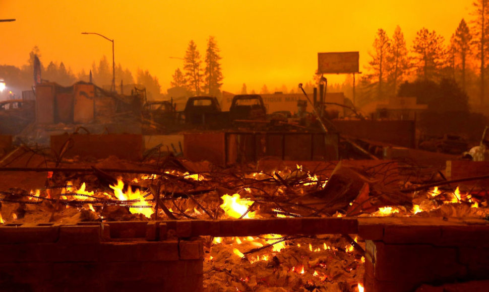 Miško gaisras Kalifonijoje