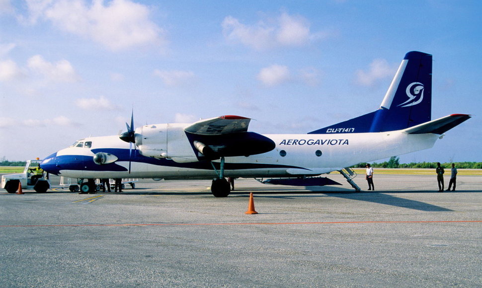 Aviakompanijos „Aerogaviota“ lėktuvas An-26
