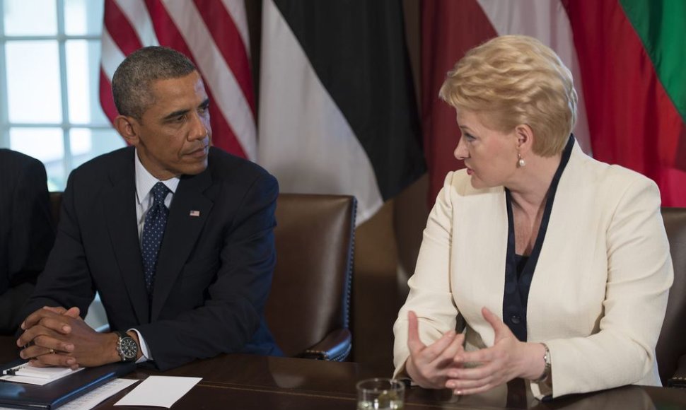 Baracko Obamos ir Baltijos šalių vadovų susitikimas