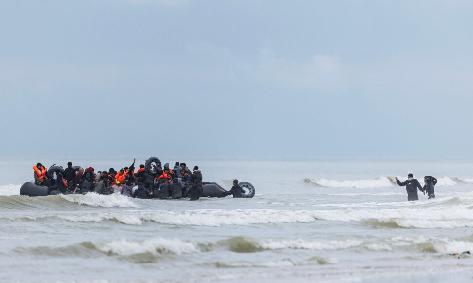 Migrantai / SAMEER AL-DOUMY / AFP