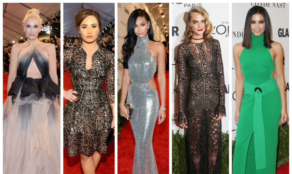 Gwen Stefani, Demi Lovato, Chanel Iman, Cara Delevingne ir Jenna Dewan Tatum