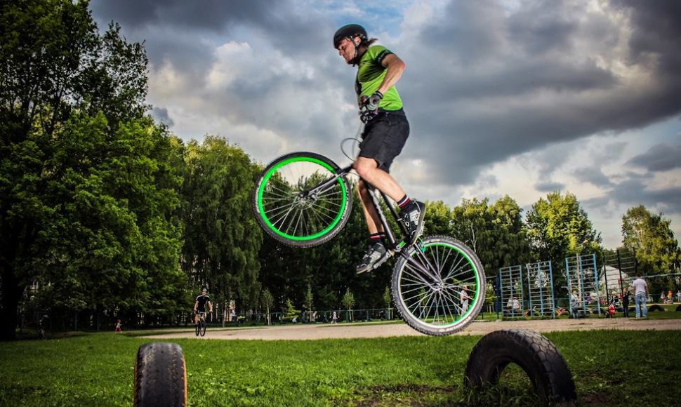 „GreenTrials“ dviratininkas