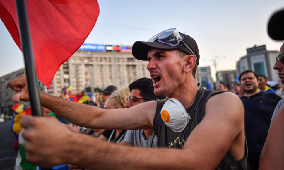 Protestas Bukarešte