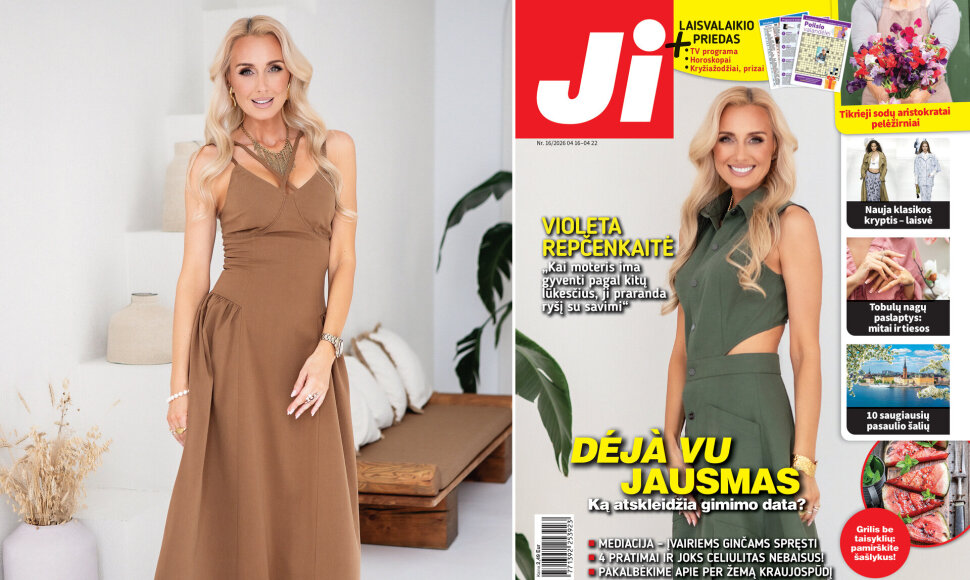 Violeta Repčenkaitė / žurnalo „Ji“ Nr. 16 viršelis