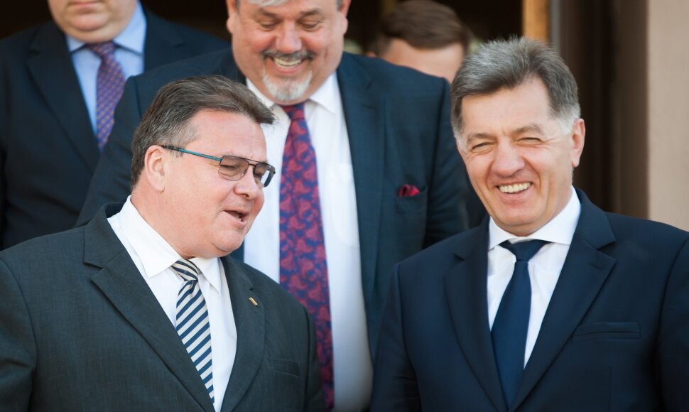Linas Linkevičius ir Algirdas Butkevičius