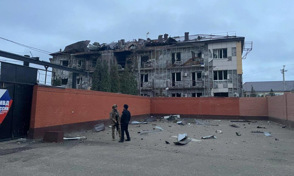 Dronai atakavo FSB pastatą Čečėnijoje