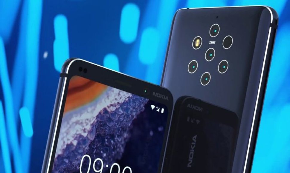 Evano Blasso nutekinta „Nokia 9“ nuotrauka, skirta spaudai