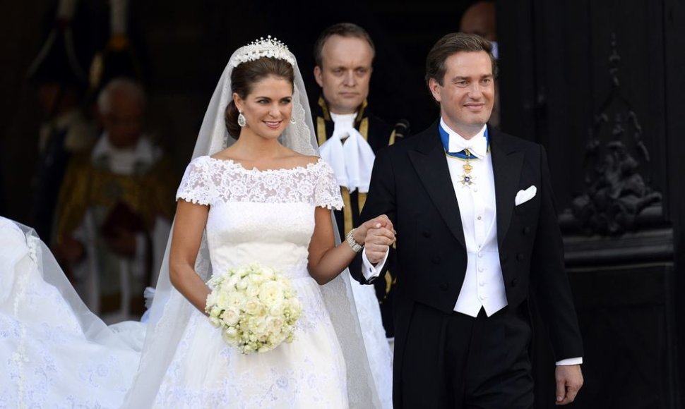 Švedijos princesė Madeleine ir Chrisas O'Neillas