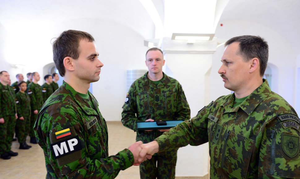Iš misijos Afganistane grįžusių Lietuvos karių sutikimo ceremonija