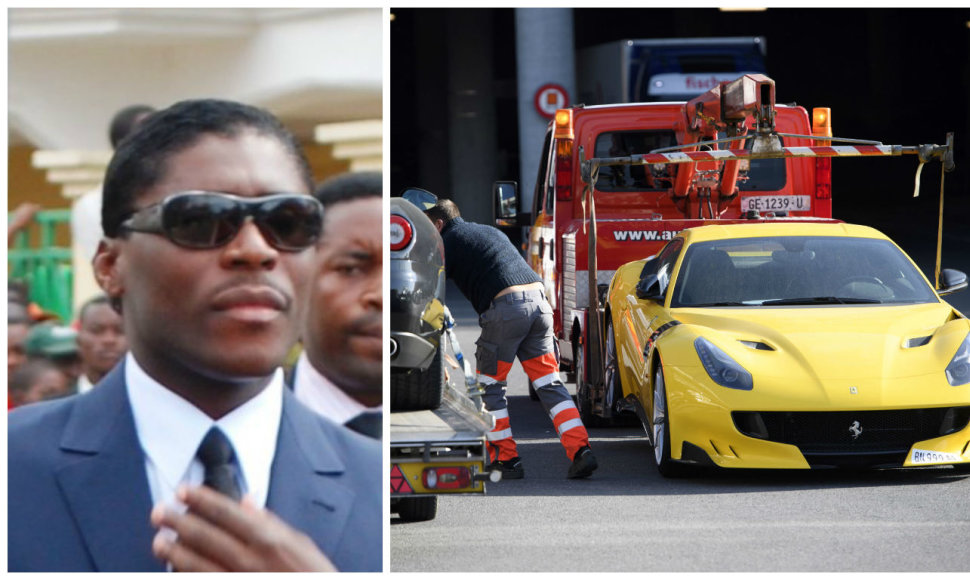 Pusiaujo Gvinėjos režimas reikalauja grąžinti Teodoro Obiangui jaunesniajam priskiriamas prabangias mašinas