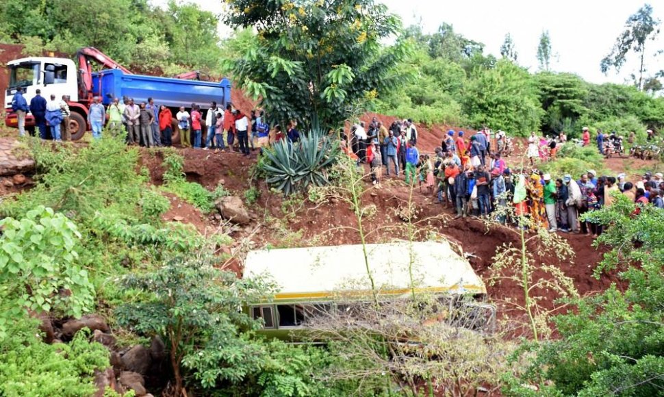 Tanzanijoje į avariją pateko autobusas