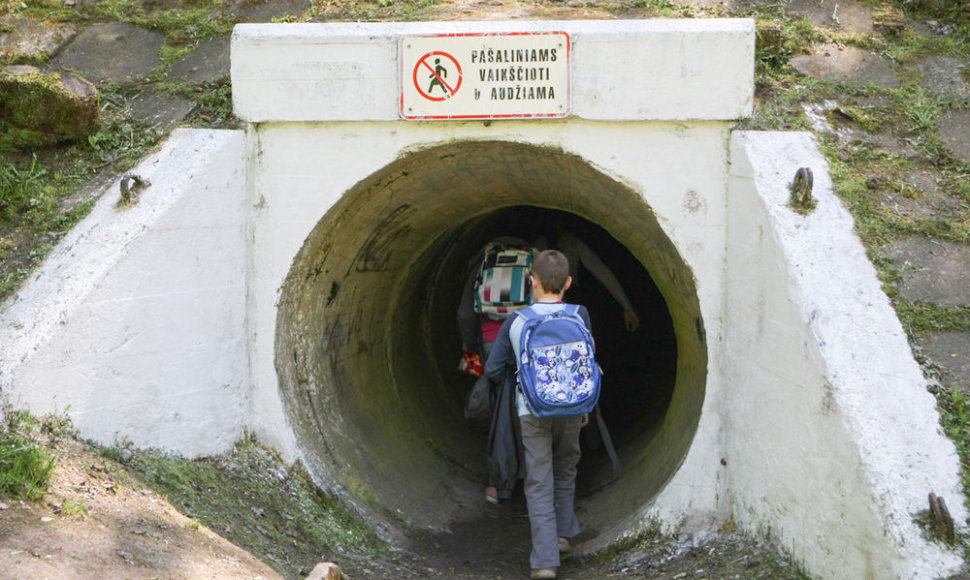 Tunelio po geležinkeliu kol kas neplanuojama statyti