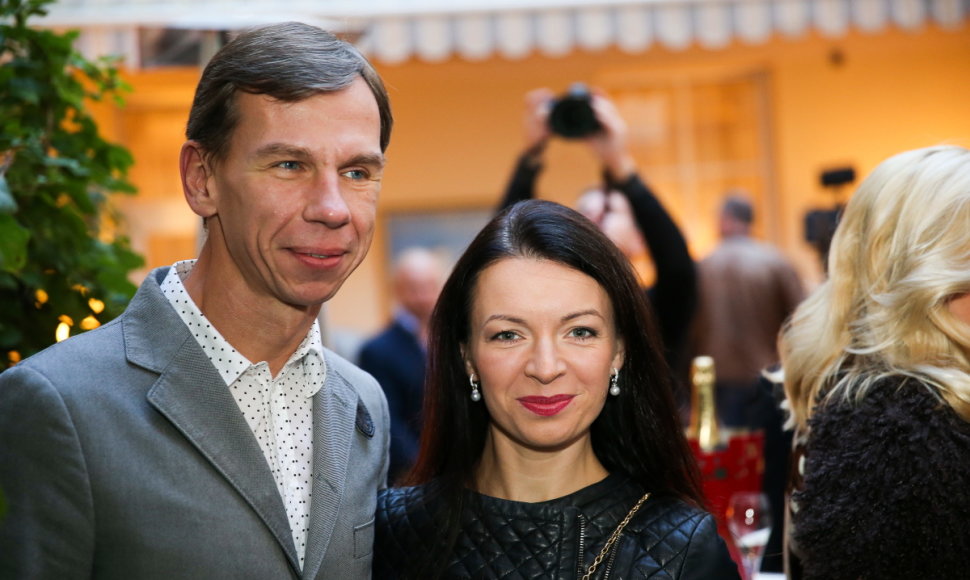 Laura Blaževičiūtė su vyru Andriumi Pranckevičiumi