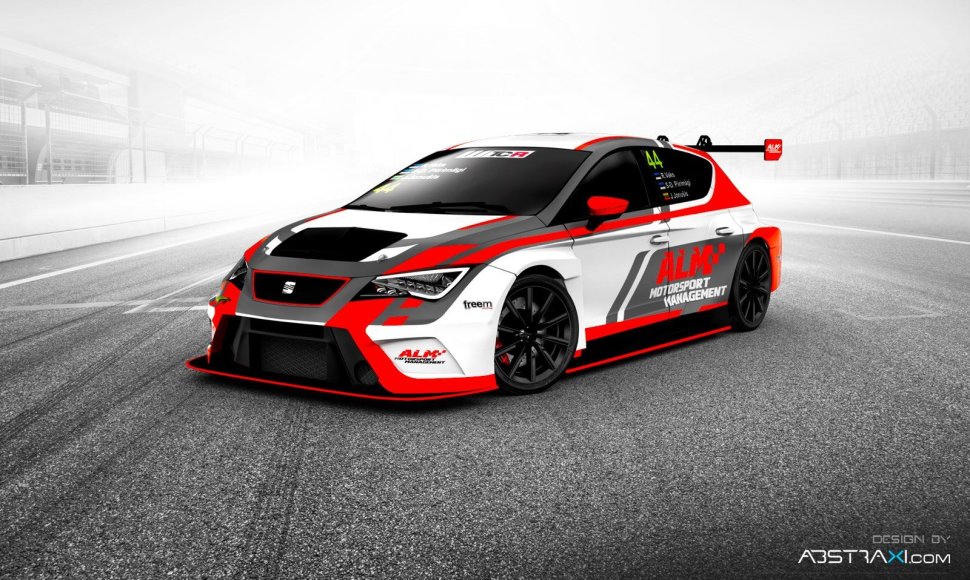 Justas Jonušis važiuos „Seat Leon Cup Racer TCR“